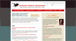 Desktop Screenshot of hanumanmedicalfoundation.org